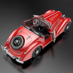 FERSOAR F 烽索 C32013A 奥迪&middot;漫游者W25K老爷车 1:32 汽车模型摆件