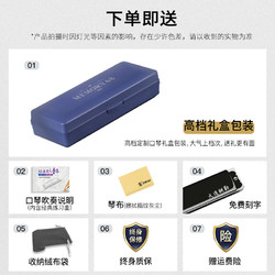 SWAN 天鹅 半音阶口琴12孔16初学者入门学生儿童男士正品专业演奏级乐器