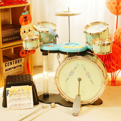 QIAO WA BAO BEI 俏娃宝贝 儿童架子鼓玩具初学者家用练习打鼓乐器小女孩宝宝生日礼物男