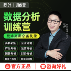 秋叶 Excel数据分析训练营