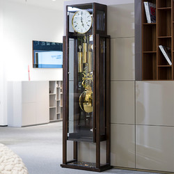 Hense 汉时 机械落地钟德国进口机芯座钟立钟客厅别墅豪华立式报时钟表HG8202