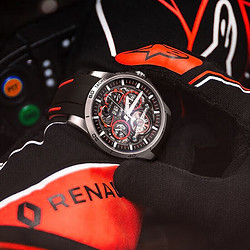 MARK FAIRWHALE 马克华菲 FAIRWHALE）冲刺系列男士镂空机械手表