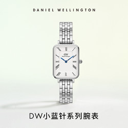 Daniel Wellington 丹尼尔惠灵顿 DW女士手表 QUADRO小蓝针腕表 罗马数字刻度小方表女表
