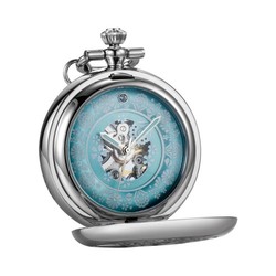 SEA-GULL 海鸥 复臻系列男女士复古怀表圆形镂空怀表12点钻点刻度机械表510