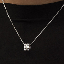 Chopard 萧邦 项链女IceCube珠宝18k白金女小冰块项链锁骨链吊坠