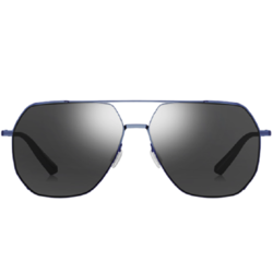 BOLON 暴龙 男士太阳镜 BL8068 电光蓝色框暗黑色片 60mm