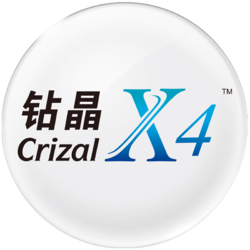 essilor 依视路 1.67钻晶【X4升级款】 无底色防蓝光镜片 2片  + 送钛材架一副