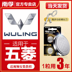 NANFU 南孚 传应五菱汽车钥匙遥控器纽扣电池宏光MINI星辰NavoEV缤果征程