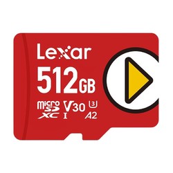 Lexar 雷克沙 TF存储卡 512GB（UHS-I、V30、U3、A2）