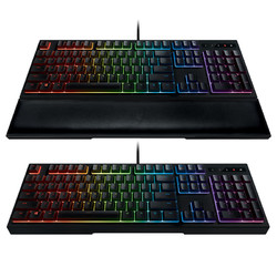 RAZER 雷蛇 雨林狼蛛V2V3X键盘RGB版薄膜轻机械自带腕托CF电竞