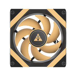 GOLDEN FIELD 金河田 艾尔登FZ-L12 黑金正叶 无光PWM温控 12cm台式机箱散热风扇