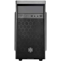 SILVER STONE 银欣 PS16 M-ATX机箱 非侧透 黑色