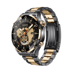 HUAWEI 华为 WATCH ULTIMATE DESIGN 非凡大师 1.5英寸 智能手表 金色钛金属表带