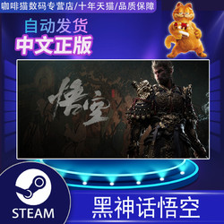 Game Science 游戏科学 PC游戏  黑神话悟空  Black Myth: Wukong Steam正版游戏 国区礼物 黑神话悟空steam
