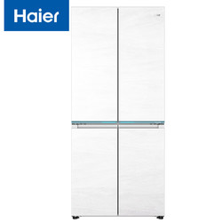 Haier 海尔 白巧系列475L保鲜十字双开四开门电冰箱BCD-475WGHTD1BGZU1