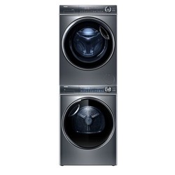 PLUS会员:Haier 海尔 升级精华洗烘套装10KG直驱洗衣机全自动+双擎热泵烘干机清皱除菌EG100BD66S+HGY100-F376U1