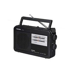 TOSHIBA 东芝 自营｜Toshiba东芝收音头FM/AM收音机TY-HR3-K高音质大音量