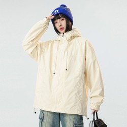 雪中飞 女士宽松舒适时尚休闲潮牌工装夹克连帽外套新款