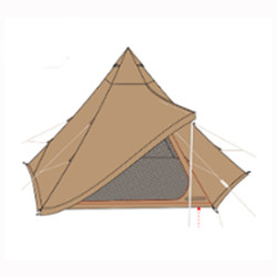 DECATHLON 迪卡侬 tepee 6人金字塔帐篷户（外帐）