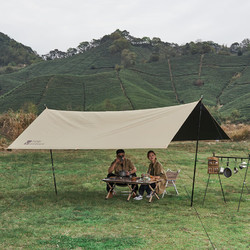 MOBI GARDEN 牧高笛 户外露营遮阳天幕 天穹410 和风沙