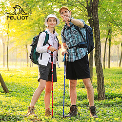 PELLIOT 伯希和 登山杖手杖户外专业伸缩多功能便携收纳爬山郊游野营铝合金