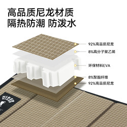 88VIP：PELLIOT 伯希和 户外防潮垫露营爬山折叠便携徒步登山小坐垫