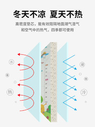 文枝 潮午睡垫加厚午休垫办公室家用防水隔凉可折叠睡觉打地铺神器