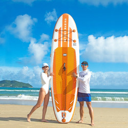 BEYOND MARINA超轻桨板充气浆板冲浪板休闲划滑水板初阶新手成人站立式双层加厚 机织  EPIC橙-7.4kg（超轻）