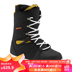 DECATHLON 迪卡侬 滑雪鞋男女单板入门轻便舒适缓震滑雪鞋子女单板雪鞋OVWN男士黑色44-4268107