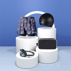 Sportsoul 游泳套装  儿童大框泳镜(附带耳塞)