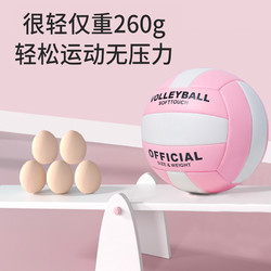 鼎轩 轩 排球中考学生专用5号初中生体考小学生男女软式硬排4号训练室外