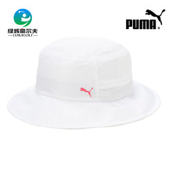 PUMA 彪马 高尔夫球帽女士渔夫帽夏季遮阳帽golf渔夫帽聚酯纤维女帽
