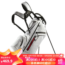 DECATHLON 迪卡侬 高尔夫球包防泼水全套进阶耐磨男女支架球包IVE2浅灰色-2463416