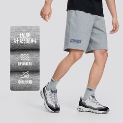 SKECHERS 斯凯奇 舒弹针织】24年夏季舒适针织运动短裤男透气运动裤男短裤