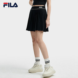 FILA 斐乐 杨幂同款】FILA 斐乐官方百褶裙2024夏季新款基础百褶裙半身裙