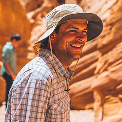 Columbia 哥伦比亚 2024春夏新品哥伦比亚零感防晒快干清凉钓鱼大檐遮阳帽子CU0133