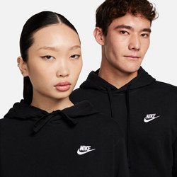 NIKE 耐克 官方CLUB男子套头连帽衫卫衣法式毛圈舒适柔软CZ7858