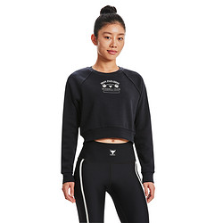 UNDER ARMOUR 安德玛 德玛官方UA Project Rock强森女子抓绒圆领训练运动卫衣1373600