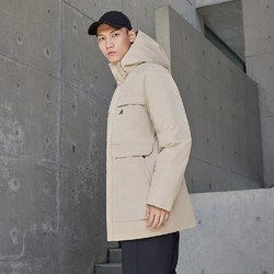 adidas 阿迪达斯 600蓬保暖连帽鸭绒羽绒服男女同款adidas阿迪达斯轻运动