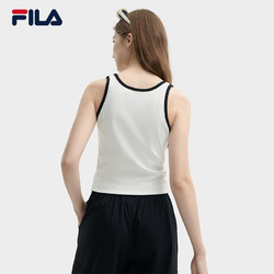 FILA 斐乐 ILA 斐乐官方女子针织背心2024夏季新款时尚休闲撞色宽肩带内搭