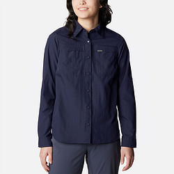 Columbia 哥伦比亚 户外运动零感防晒女轻薄透气速干长袖衬衫AR0356