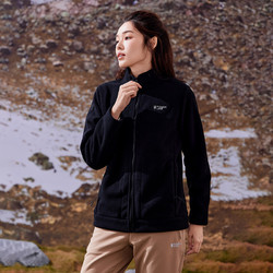 Pioneer Camp 拓路者 秋冬户外抓绒衣外套女2023立领保暖摇粒绒上衣加厚外套