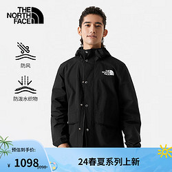 THE NORTH FACE 北面 防风夹克男户外运动休闲防风透气外套春季上新|5JYN JK3/黑色 M/170（建议拍小一码）