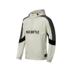 QIAODAN 乔丹 春秋风衣宽松连帽立领防风男运动外套