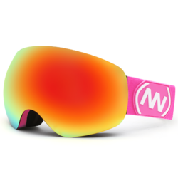 NANDN 南恩 大视野男女款滑雪镜双层防雾可卡近视安全防护滑雪眼镜