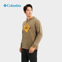 Columbia 哥伦比亚 户外男加绒保暖舒适休闲连帽卫衣AE5782