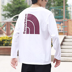 THE NORTH FACE 北面 长袖T恤男款23秋冬新款户外运动休闲圆领纯棉
