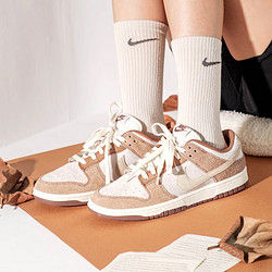 NIKE 耐克 DUNK LOW RETRO 白棕男子运动鞋休闲鞋板鞋 低帮轻便男鞋 DD1390-100 39