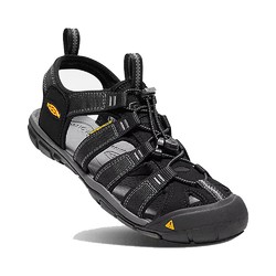KEEN 日本直邮KEEN 男士 CLEARWATER CNX 凉鞋鞋运动凉鞋户外黑色