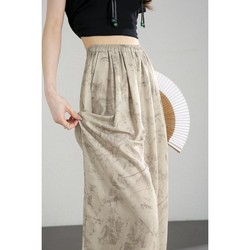 dme 德玛纳 慵懒泼墨印花裤